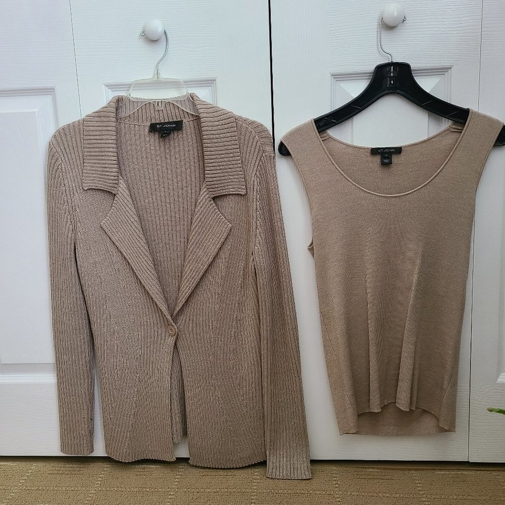 St John Cardigan and Tank Top